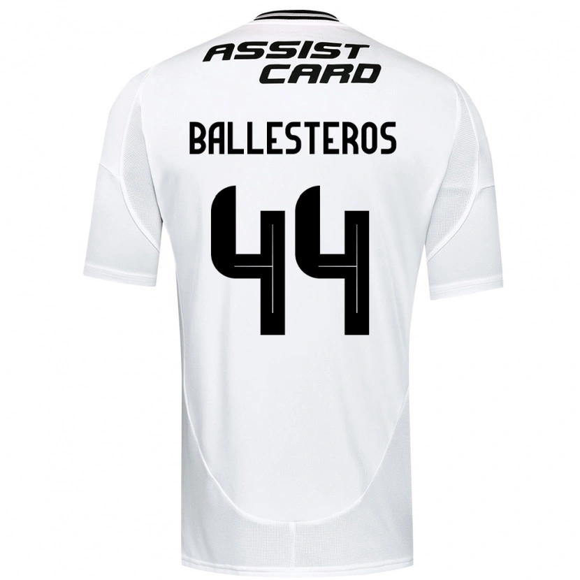 Danxen Herren Martín Ballesteros #44 Schwarz Weiß Gelb Heimtrikot Trikot 2025/26 T-Shirt