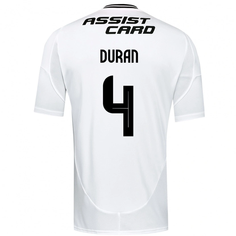 Danxen Herren Elisa Durán #4 Schwarz Weiß Gelb Heimtrikot Trikot 2025/26 T-Shirt
