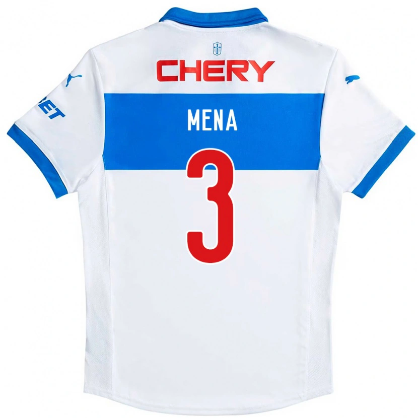 Danxen Herren Eugenio Mena #3 Schwarz Blau Heimtrikot Trikot 2025/26 T-Shirt