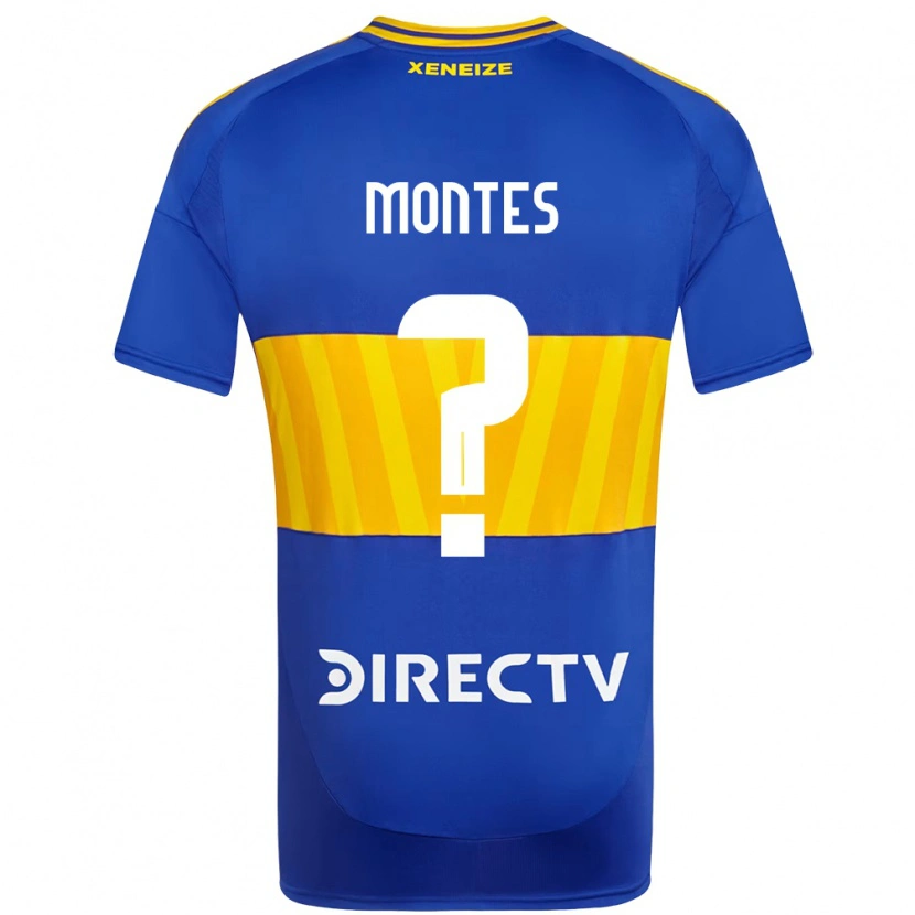 Danxen Herren Rodrigo Montes #0 Königsblau Gelb Heimtrikot Trikot 2025/26 T-Shirt