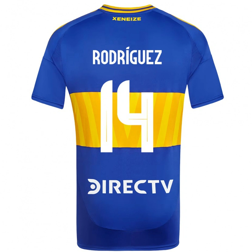 Danxen Herren Isaías Rodríguez #14 Königsblau Gelb Heimtrikot Trikot 2025/26 T-Shirt