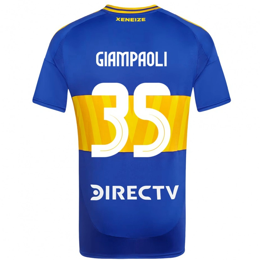 Danxen Herren Renzo Giampaoli #35 Königsblau Gelb Heimtrikot Trikot 2025/26 T-Shirt