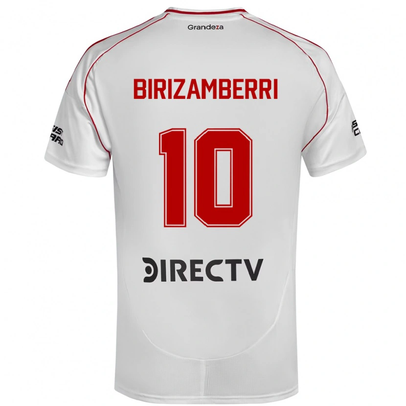 Danxen Herren María Carolina Birizamberri Rivero #10 Weiß Rot Heimtrikot Trikot 2025/26 T-Shirt
