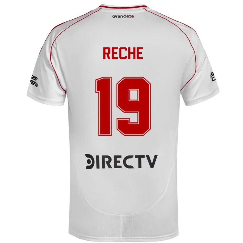 Danxen Herren Abril Reche #19 Weiß Rot Heimtrikot Trikot 2025/26 T-Shirt