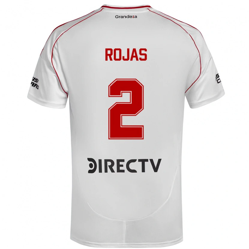 Danxen Herren Robert Rojas #2 Weiß Rot Heimtrikot Trikot 2025/26 T-Shirt