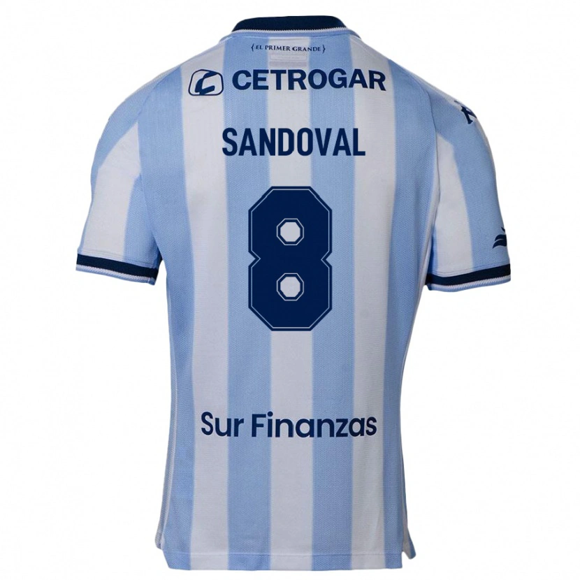 Danxen Herren Micaela Sandoval #8 Himmelblau Heimtrikot Trikot 2025/26 T-Shirt