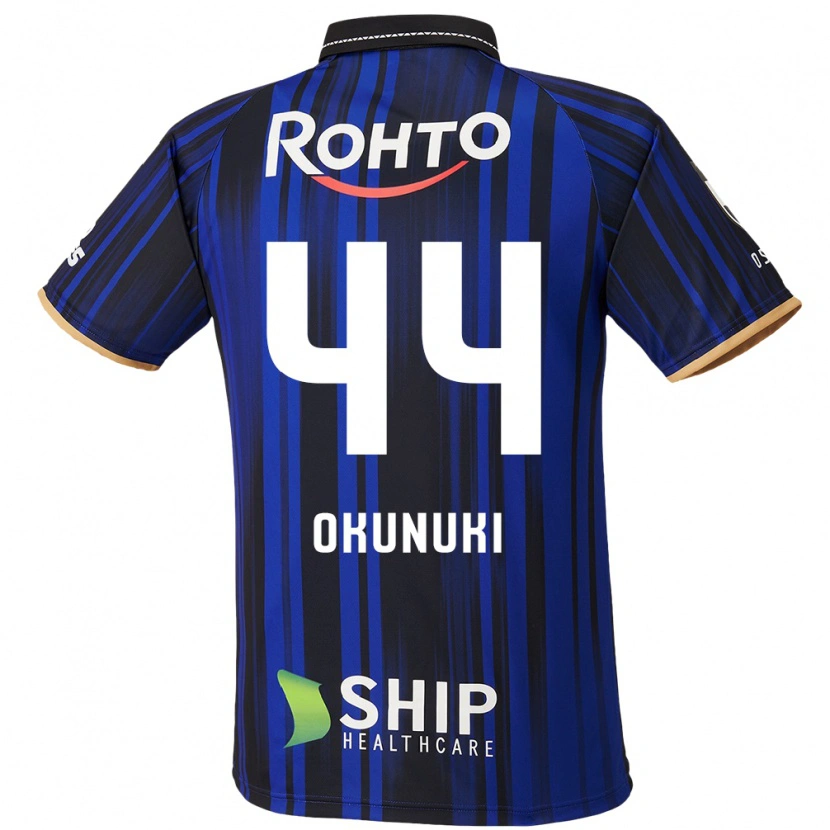 Danxen Herren Kanji Okunuki #44 Blau Weiß Schwarz Heimtrikot Trikot 2025/26 T-Shirt