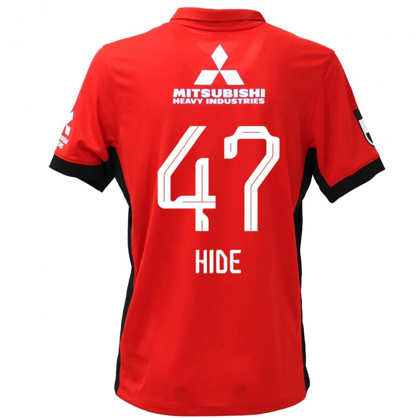 Danxen Herren Hidetoshi Takeda #47 Rot Weiß Heimtrikot Trikot 2025/26 T-Shirt