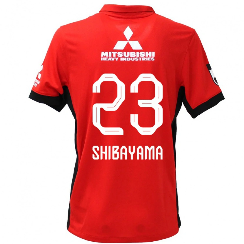 Danxen Herren Fumina Shibayama #23 Rot Weiß Heimtrikot Trikot 2025/26 T-Shirt