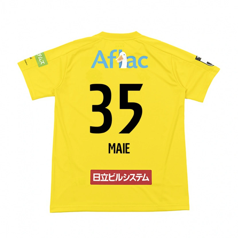 Danxen Herren Hidetaka Maie #35 Schwarz Gelb Heimtrikot Trikot 2025/26 T-Shirt