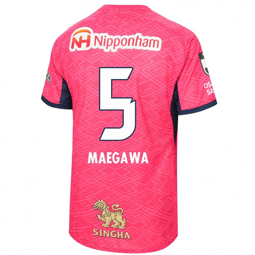 Danxen Herren Miki Maegawa #5 Sakura Rosa Weiß Heimtrikot Trikot 2025/26 T-Shirt