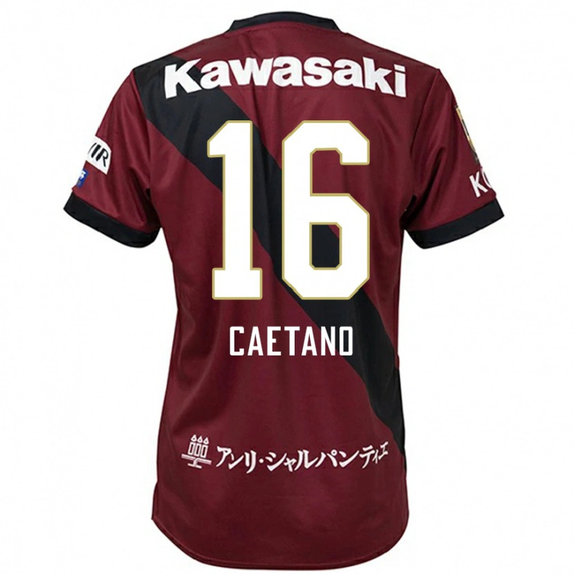 Danxen Herren Caetano #16 Burgunder Schwarz Heimtrikot Trikot 2025/26 T-Shirt