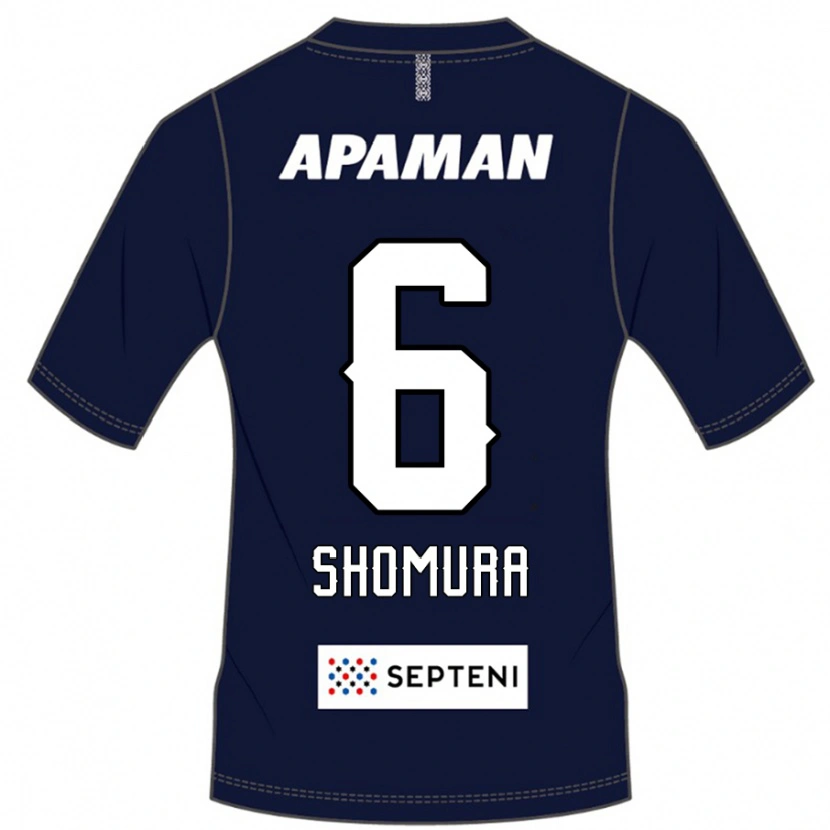 Danxen Herren Tomoki Shomura #6 Königsblau Weiß Heimtrikot Trikot 2025/26 T-Shirt