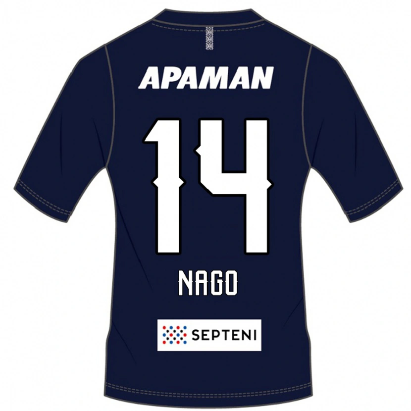 Danxen Herren Shintaro Nago #14 Königsblau Weiß Heimtrikot Trikot 2025/26 T-Shirt