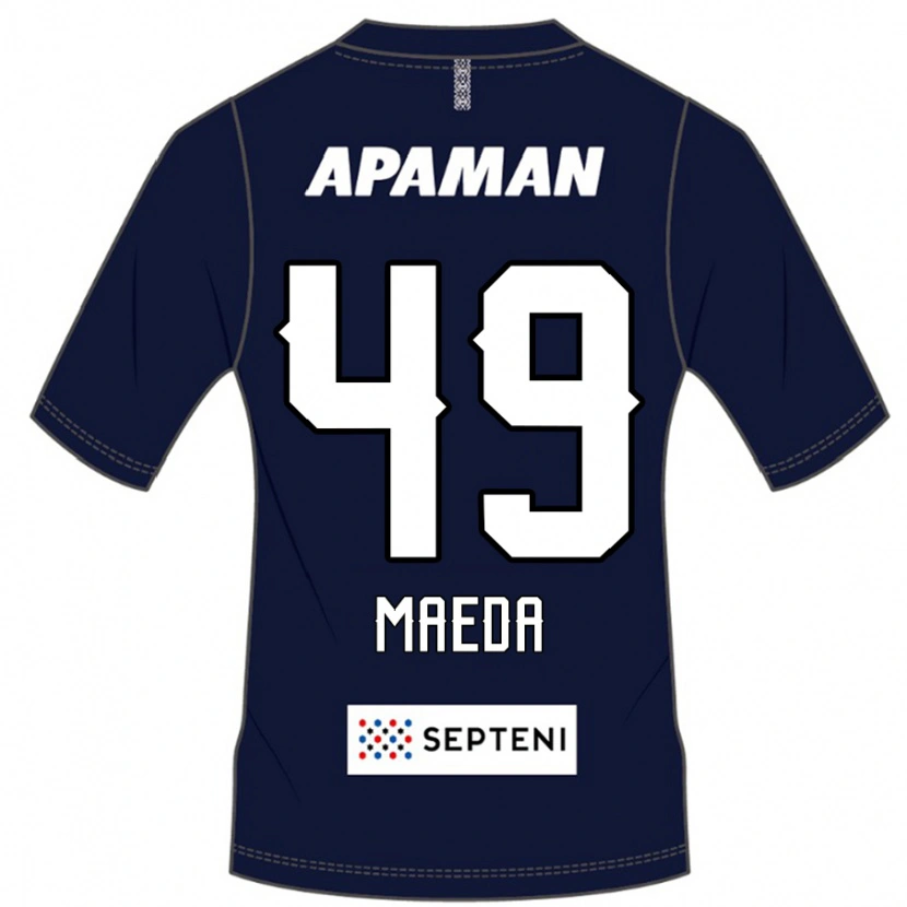 Danxen Herren Ichika Maeda #49 Königsblau Weiß Heimtrikot Trikot 2025/26 T-Shirt