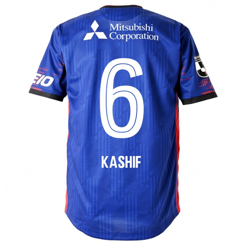 Danxen Herren Kashif Bangnagande #6 Königsblau Weiß Heimtrikot Trikot 2025/26 T-Shirt
