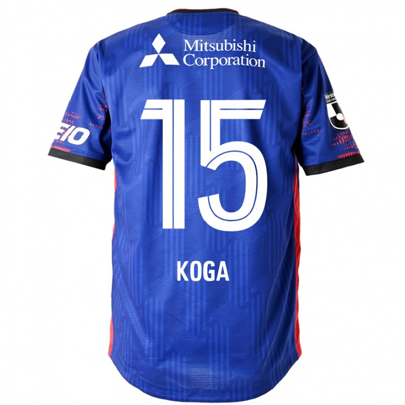Danxen Herren Shun Koga #15 Königsblau Weiß Heimtrikot Trikot 2025/26 T-Shirt
