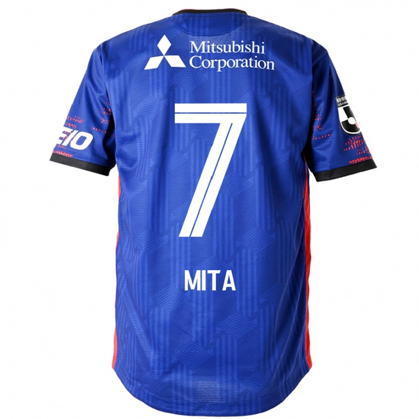 Danxen Herren Hirotaka Mita #7 Königsblau Weiß Heimtrikot Trikot 2025/26 T-Shirt
