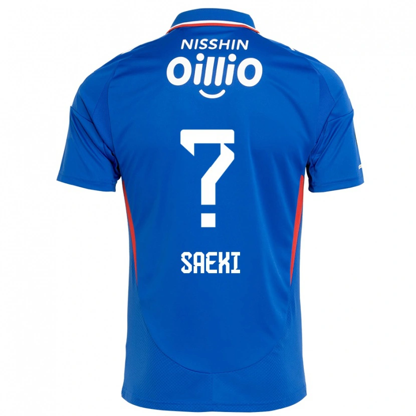 Danxen Herren Shunya Saeki #0 Königsblau Weiß Heimtrikot Trikot 2025/26 T-Shirt