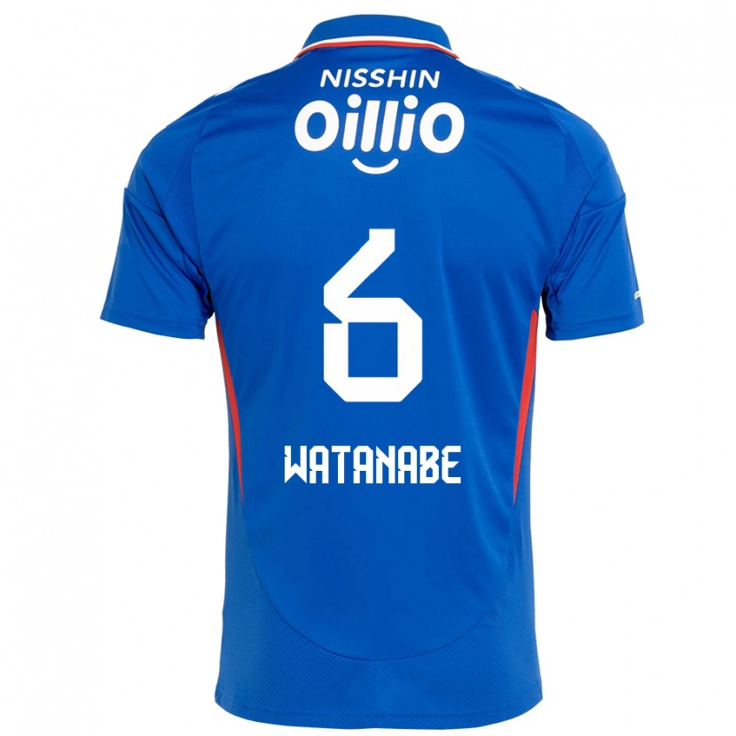 Danxen Herren Kota Watanabe #6 Königsblau Weiß Heimtrikot Trikot 2025/26 T-Shirt