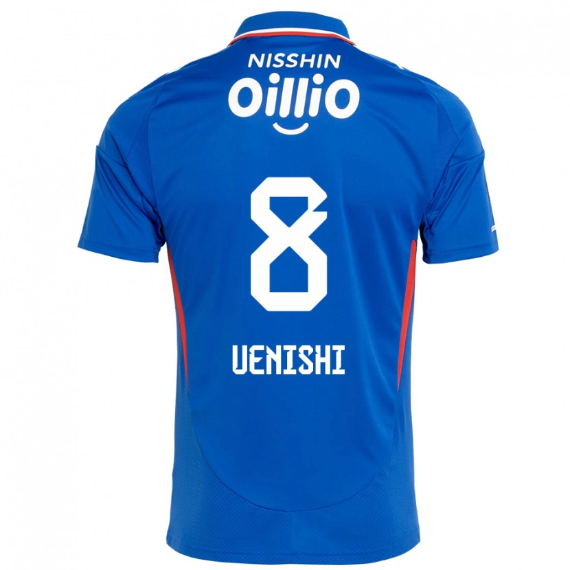 Danxen Herren Haruki Uenishi #8 Königsblau Weiß Heimtrikot Trikot 2025/26 T-Shirt