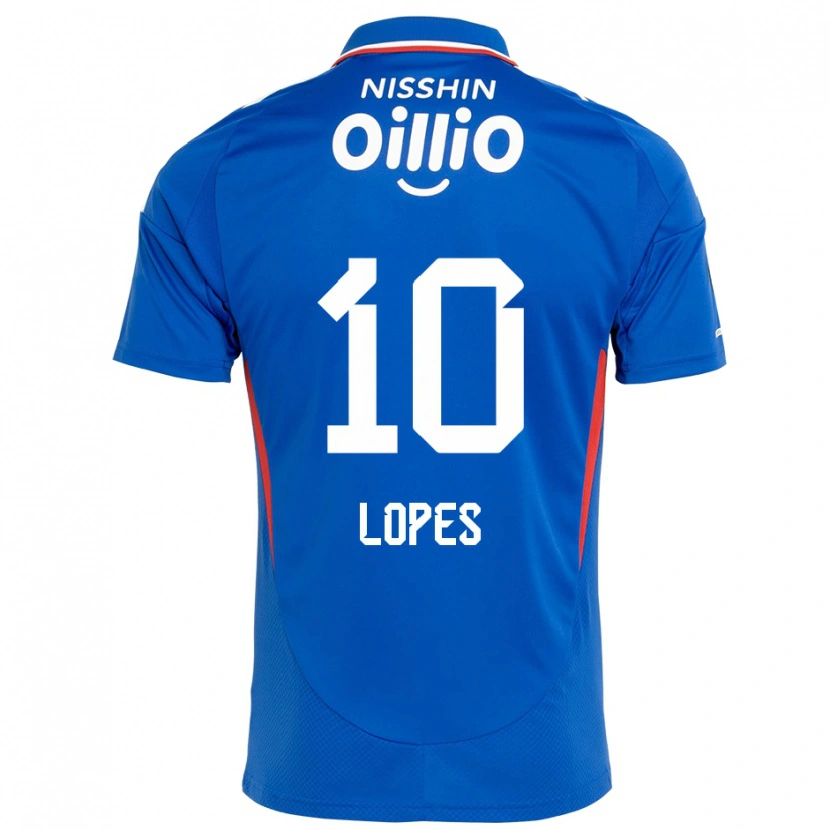 Danxen Herren Anderson Lopes #10 Königsblau Weiß Heimtrikot Trikot 2025/26 T-Shirt