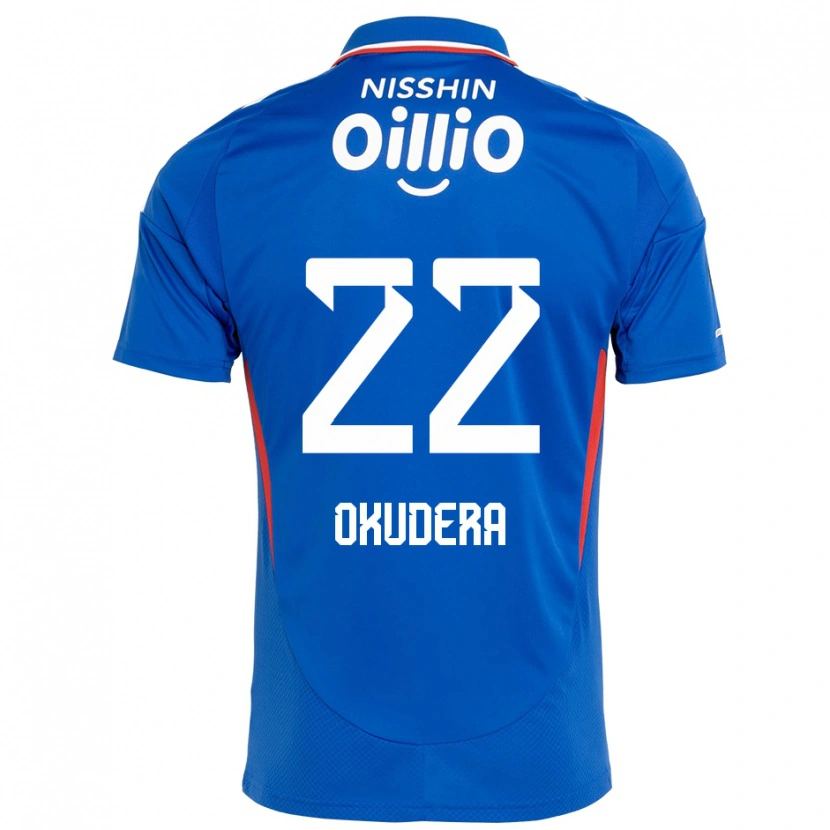 Danxen Herren Minato Okudera #22 Königsblau Weiß Heimtrikot Trikot 2025/26 T-Shirt