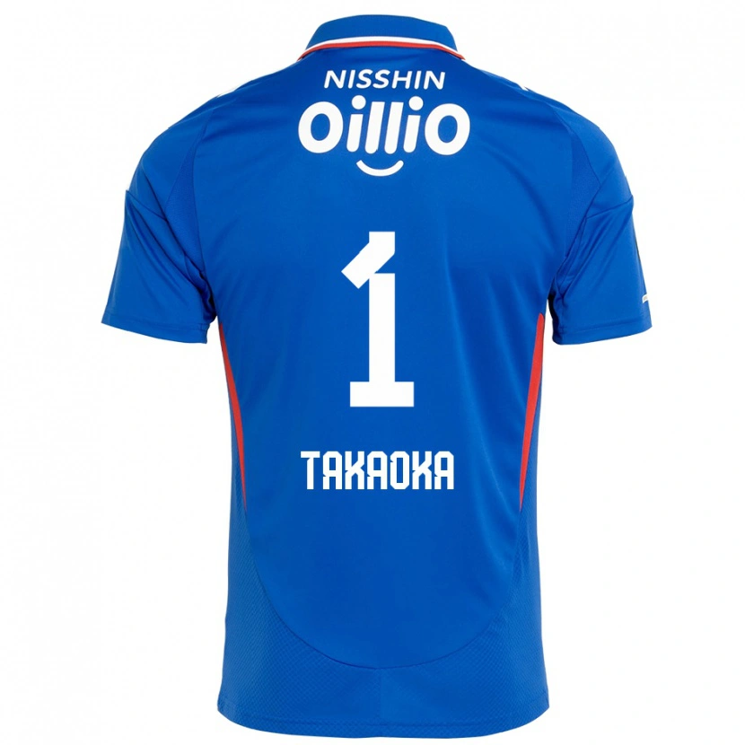 Danxen Herren Yohei Takaoka #1 Königsblau Weiß Heimtrikot Trikot 2025/26 T-Shirt