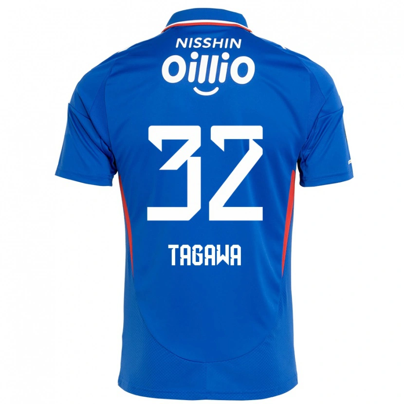 Danxen Herren Tomoki Tagawa #32 Königsblau Weiß Heimtrikot Trikot 2025/26 T-Shirt