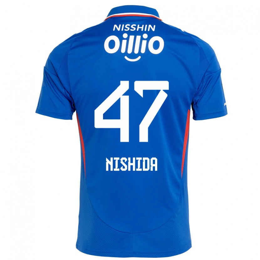 Danxen Herren Yusuke Nishida #47 Königsblau Weiß Heimtrikot Trikot 2025/26 T-Shirt