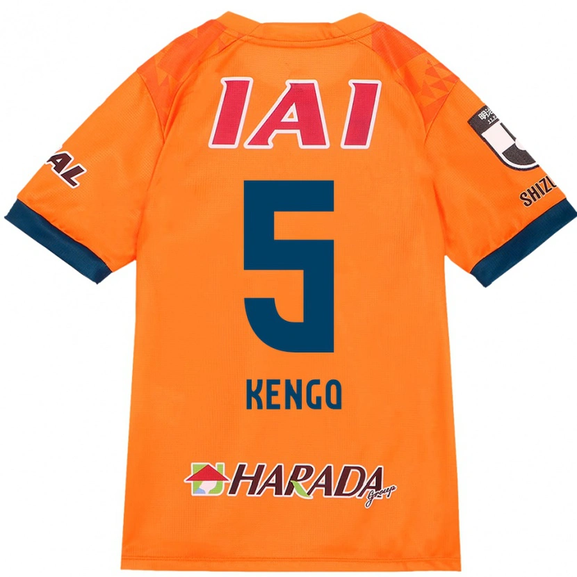 Danxen Herren Kengo Kitazume #5 Orange Rot Heimtrikot Trikot 2025/26 T-Shirt