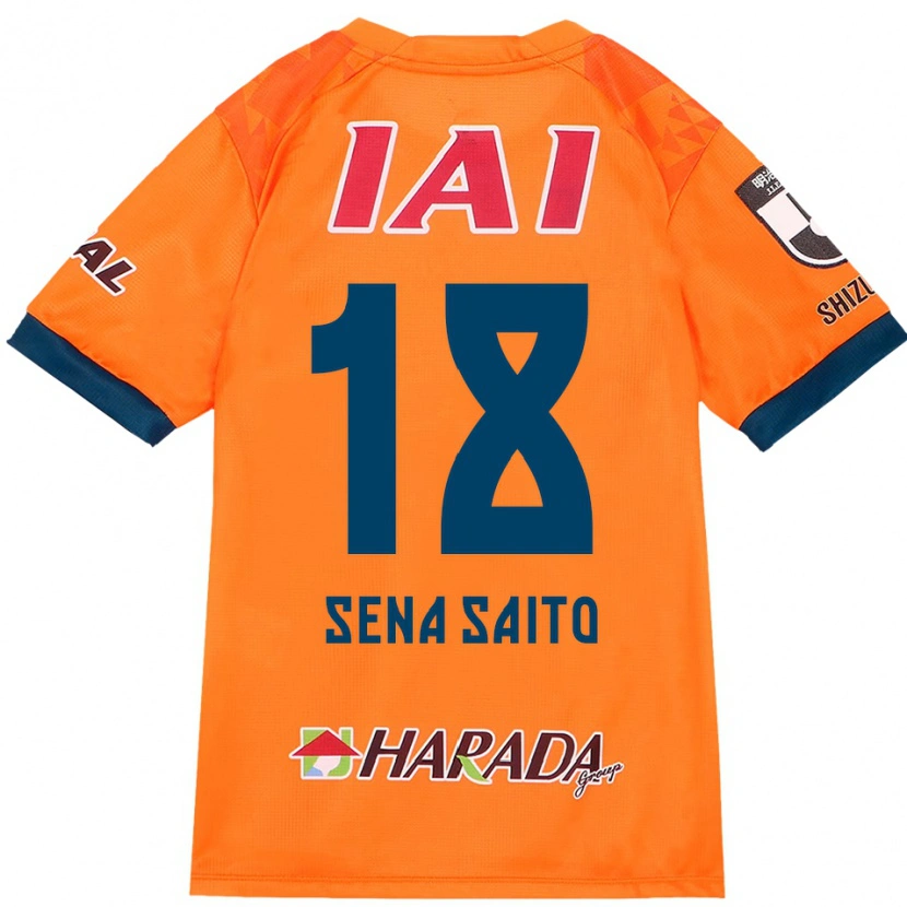 Danxen Herren Sena Saito #18 Orange Rot Heimtrikot Trikot 2025/26 T-Shirt