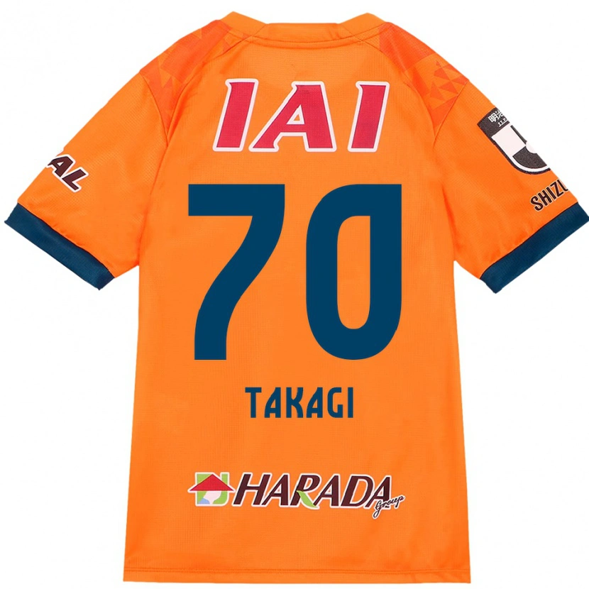 Danxen Herren Sen Takagi #70 Orange Rot Heimtrikot Trikot 2025/26 T-Shirt