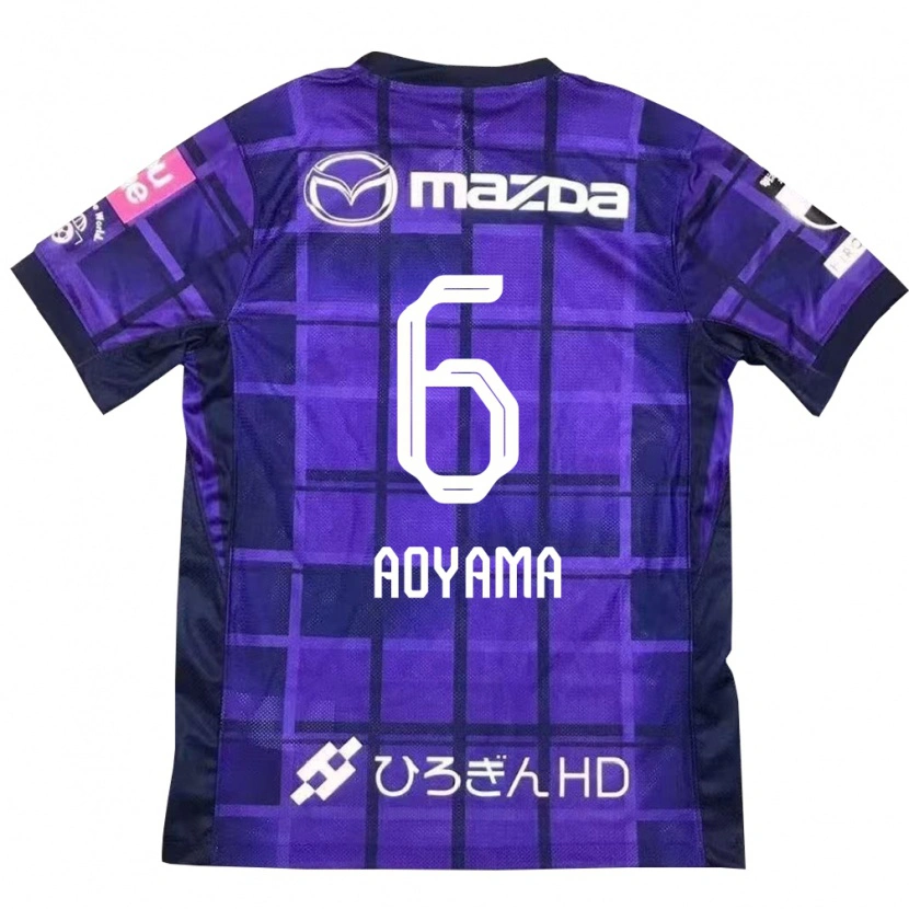 Danxen Herren Toshihiro Aoyama #6 Lila Orange Heimtrikot Trikot 2025/26 T-Shirt