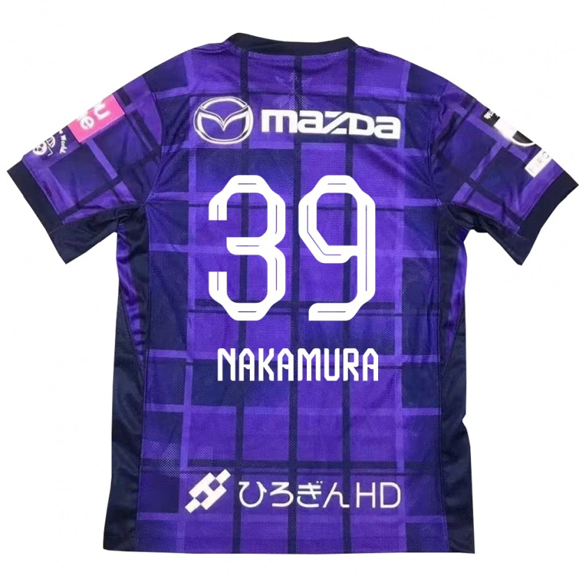 Danxen Herren Sota Nakamura #39 Lila Orange Heimtrikot Trikot 2025/26 T-Shirt