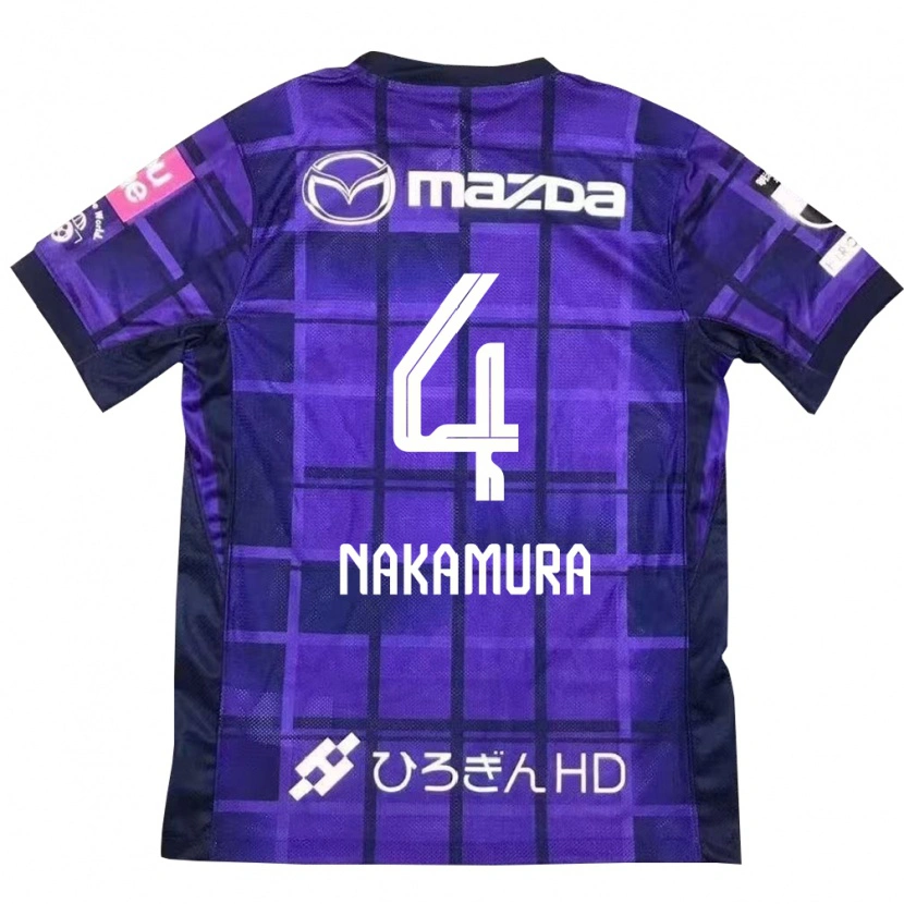 Danxen Herren Kaede Nakamura #4 Lila Orange Heimtrikot Trikot 2025/26 T-Shirt