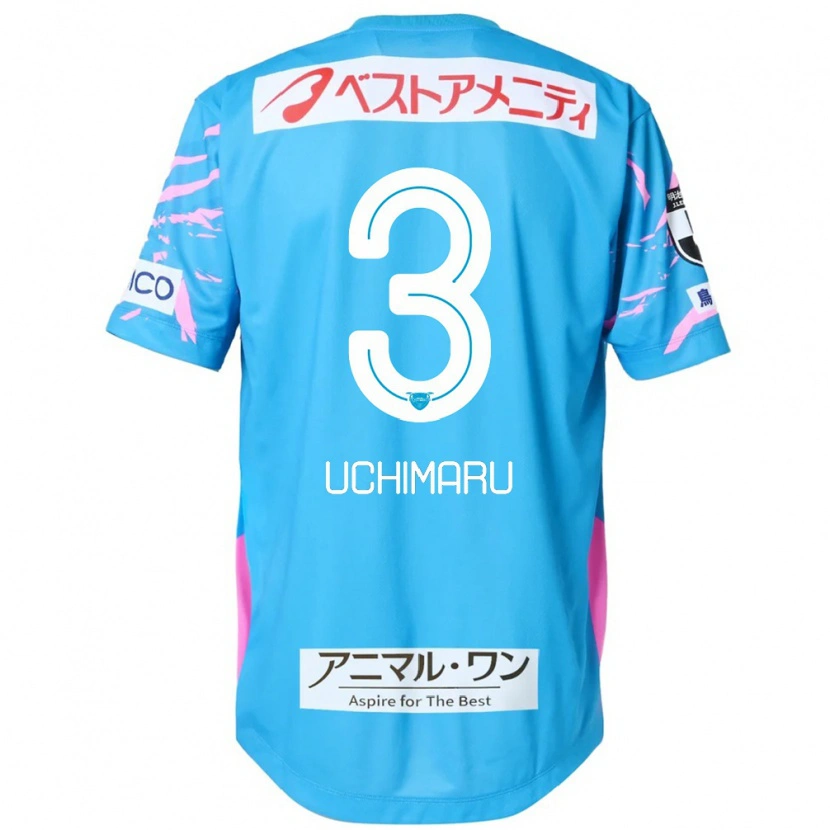 Danxen Herren Kanta Uchimaru #3 Blau Rosa Heimtrikot Trikot 2025/26 T-Shirt