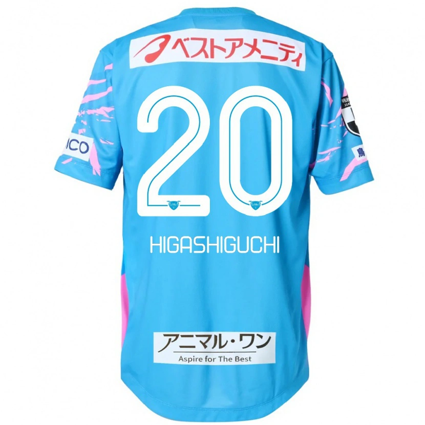 Danxen Herren Aitaro Higashiguchi #20 Blau Rosa Heimtrikot Trikot 2025/26 T-Shirt