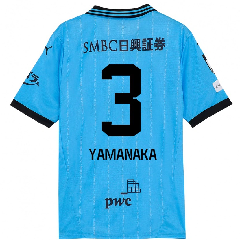 Danxen Herren Daiki Yamanaka #3 Himmelblau Schwarz Heimtrikot Trikot 2025/26 T-Shirt
