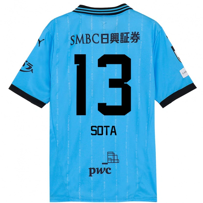 Danxen Herren Sota Miura #13 Himmelblau Schwarz Heimtrikot Trikot 2025/26 T-Shirt