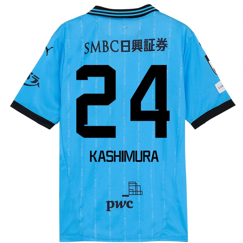Danxen Herren Ryota Kashimura #24 Himmelblau Schwarz Heimtrikot Trikot 2025/26 T-Shirt