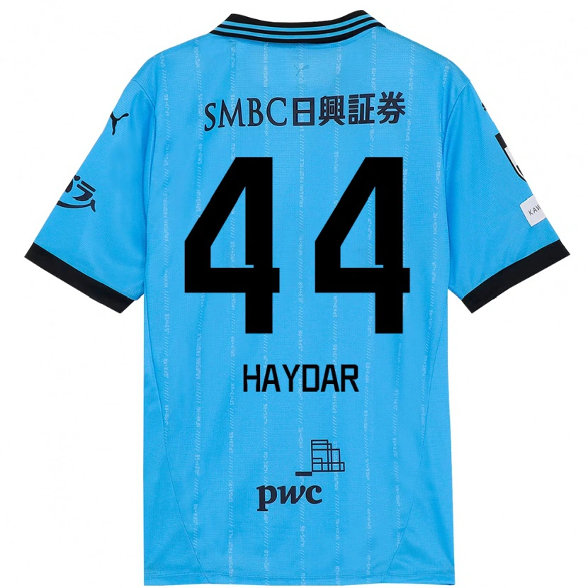 Danxen Herren César Haydar #44 Himmelblau Schwarz Heimtrikot Trikot 2025/26 T-Shirt