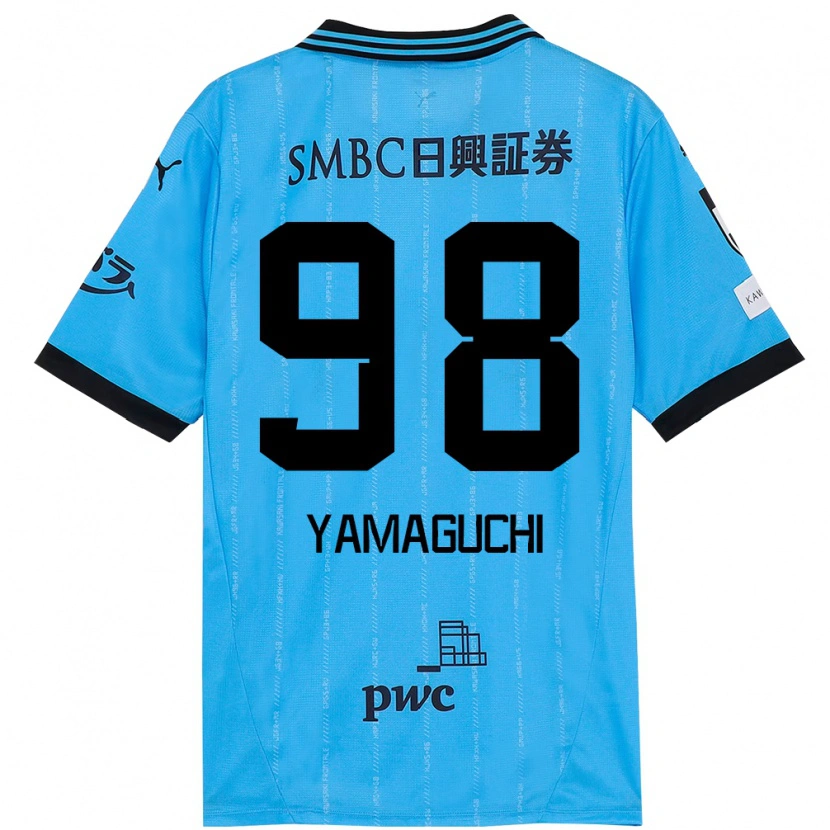 Danxen Herren Louis Thébault-Yamaguchi #98 Himmelblau Schwarz Heimtrikot Trikot 2025/26 T-Shirt