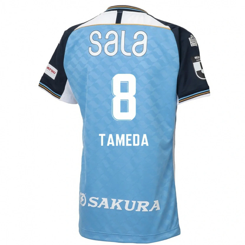 Danxen Herren Hirotaka Tameda #8 Himmelblau Schwarz Heimtrikot Trikot 2025/26 T-Shirt