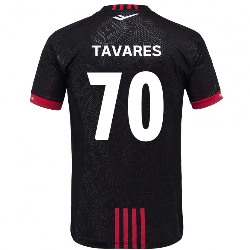 Danxen Herren Ronaldo Tavares #70 Schwarz Rot Heimtrikot Trikot 2025/26 T-Shirt