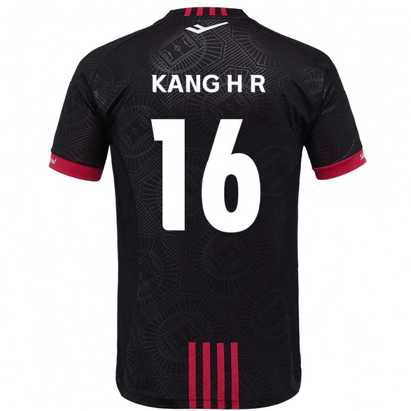 Danxen Herren Kang Hye-Rim #16 Schwarz Rot Heimtrikot Trikot 2025/26 T-Shirt