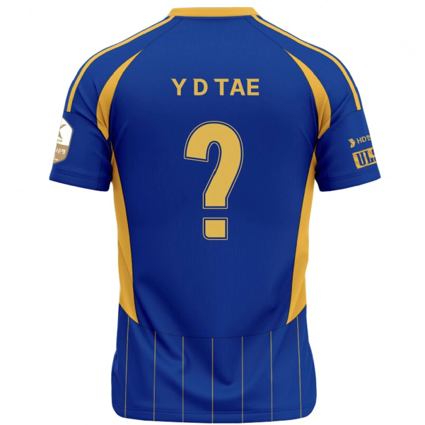 Danxen Herren Do-Yoon Tae #0 Königsblau Gelb Heimtrikot Trikot 2025/26 T-Shirt