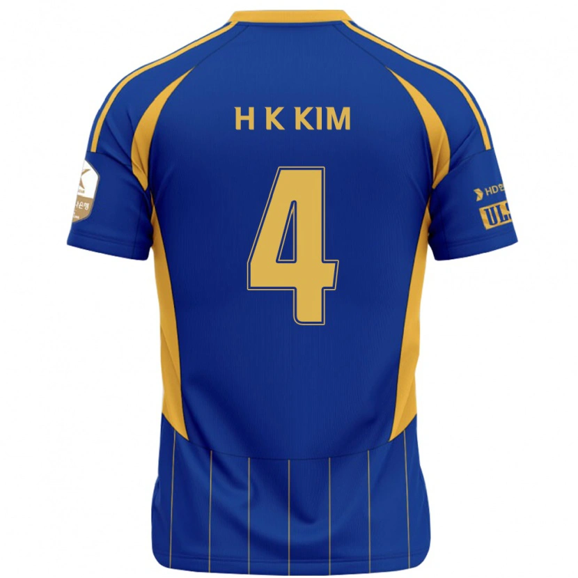 Danxen Herren Kee-Hee Kim #4 Königsblau Gelb Heimtrikot Trikot 2025/26 T-Shirt