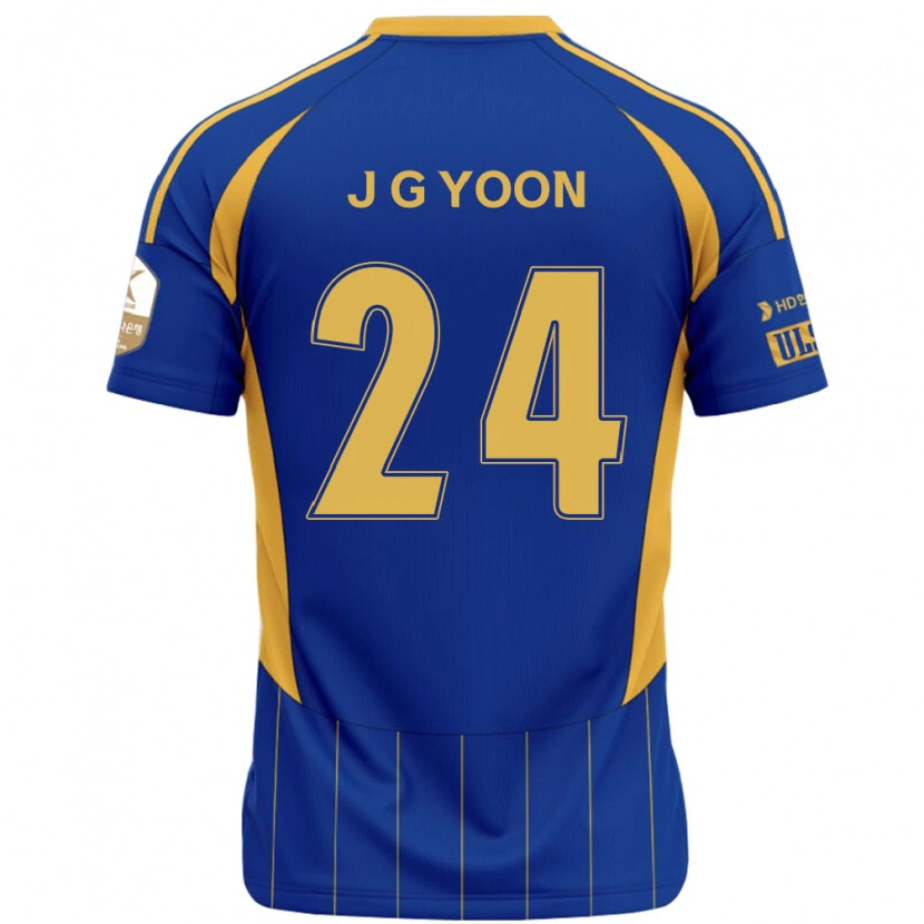 Danxen Herren Jong-Gyu Yoon #24 Königsblau Gelb Heimtrikot Trikot 2025/26 T-Shirt
