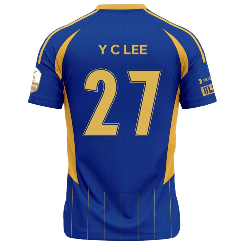 Danxen Herren Chung-Yong Lee #27 Königsblau Gelb Heimtrikot Trikot 2025/26 T-Shirt